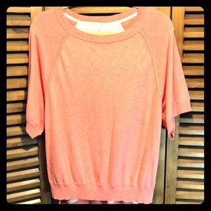 Anthropologie Moth Cotton & Silk Blend HiLo Top